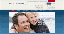 Desktop Screenshot of kolbdentistry.com